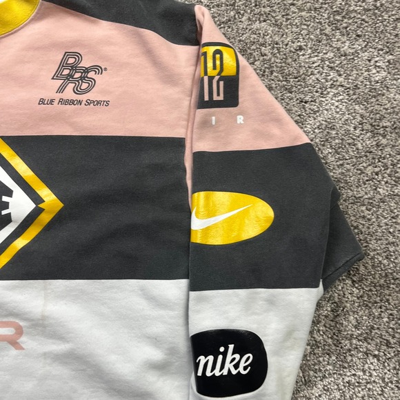 Nike Crewneck Sweatshirt Womens XL Pink Black White Zoom Air Blue Ribbon Sports - Picture 15 of 15